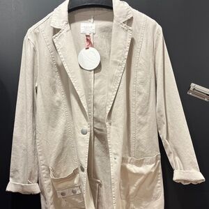 NWT CURVE APPEAL NEW JACKET Sz 8 ‎ Cream